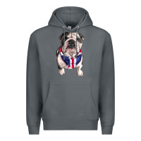 Rock english bulldog Premium Hoodie - RanaPortraitStore