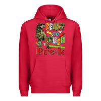 Cardinal ready to crush pre k Premium Hoodie - texasbilliewilder