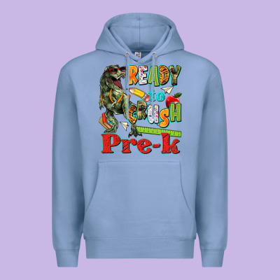 Ready To Crush Pre K Premium Hoodie Designed By Texasbilliewilder