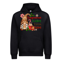 Black gingerbread wishes and cocoa kisses Urban Hoodie - Zillion Design Studio