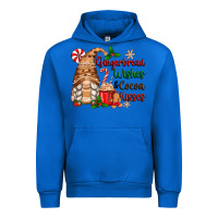 Cobalt gingerbread wishes and cocoa kisses Urban Hoodie - Zillion Design Studio