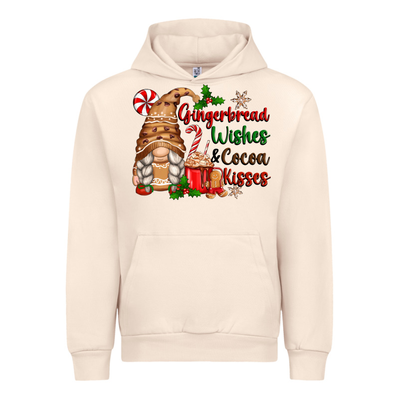 Gingerbread Wishes And Cocoa Kisses Urban Hoodie by Zillion Design Studio | Teevron