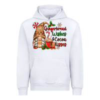 White gingerbread wishes and cocoa kisses Urban Hoodie - Zillion Design Studio