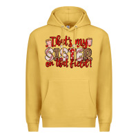 Antique Gold that s my sister on that field Premium Hoodie - Zillion Design Studio