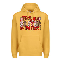 Mustard that s my sister on that field Premium Hoodie - Zillion Design Studio