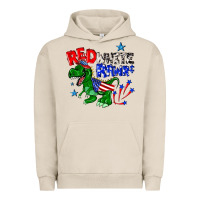 Pigment French Oak red white rawr billie wilder Urban Hoodie - texasbilliewilder