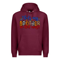 Burgundy that s my brother on that field Premium Hoodie - Zillion Design Studio