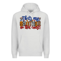 Dove Grey that s my brother on that field Premium Hoodie - Zillion Design Studio
