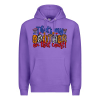 Purple that s my brother on that field Premium Hoodie - Zillion Design Studio