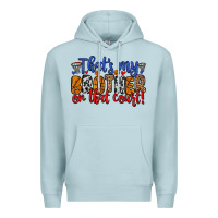 Blue Mist that s my brother on that field Premium Hoodie - Zillion Design Studio