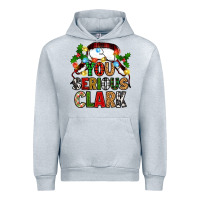Heather Grey you serious clark Urban Hoodie - Zillion Design Studio