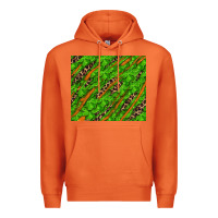 Carrot distressed shamrock and leopard Premium Hoodie - RanaPortraitStore
