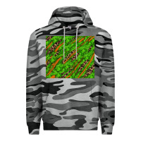 Slate Camo distressed shamrock and leopard Premium Hoodie - RanaPortraitStore