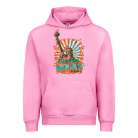 Fuchsia Pink retro freedom rocks billie wilder Urban Hoodie - texasbilliewilder