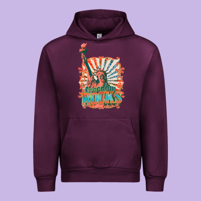 Urban Hoodie retro freedom rocks billie wilder
