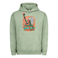 Pigment Oil Green retro freedom rocks billie wilder Urban Hoodie - texasbilliewilder