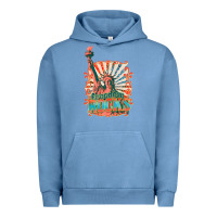 Pigment Pebble Blue retro freedom rocks billie wilder Urban Hoodie - texasbilliewilder