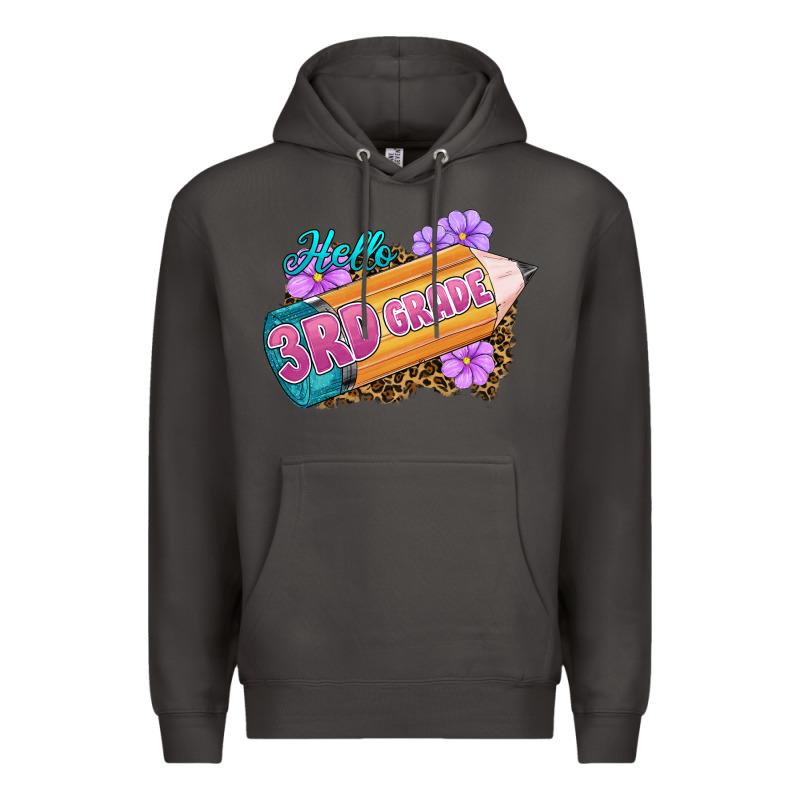 Hello 3rd Grade Premium Hoodie by RanaPortraitStore | Teevron