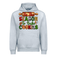 Heather Grey tis the season to bake cookies Urban Hoodie - Zillion Design Studio