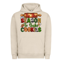 Pigment French Oak tis the season to bake cookies Urban Hoodie - Zillion Design Studio