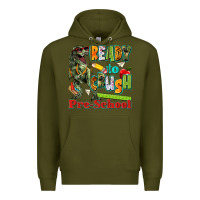 Army Green ready to crush pre school Premium Hoodie - texasbilliewilder