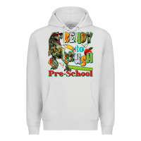 Dove Grey ready to crush pre school Premium Hoodie - texasbilliewilder