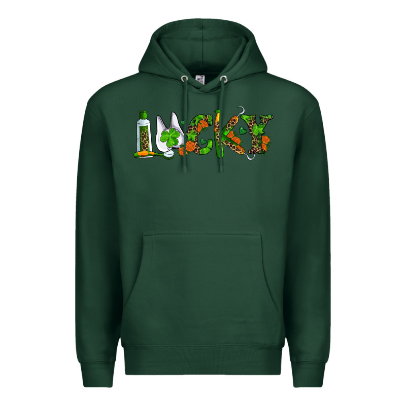 Dental Lucky St Patricks Day Premium Hoodie by RanaPortraitStore | Teevron