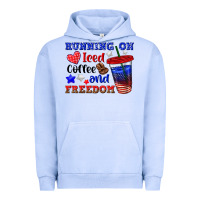Pigment Grape Ice running on iced coffe and freedom Urban Hoodie - texasbilliewilder
