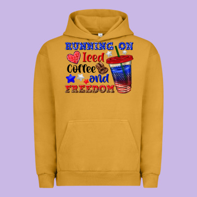 Urban Hoodie running on iced coffe and freedom