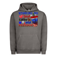 Pigment Tornado running on iced coffe and freedom Urban Hoodie - texasbilliewilder
