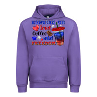 Tulip running on iced coffe and freedom Urban Hoodie - texasbilliewilder
