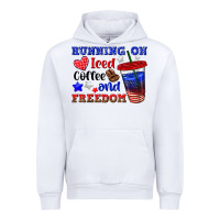 White running on iced coffe and freedom Urban Hoodie - texasbilliewilder