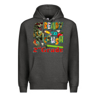 Charcoal Heather ready to crush second grade Premium Hoodie - texasbilliewilder