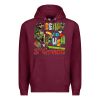 Burgundy ready to crush second grade Premium Hoodie - texasbilliewilder