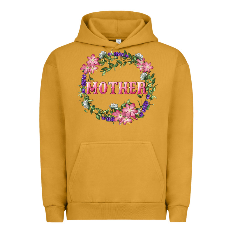Mother With Floral Wreath Urban Hoodie by RanaPortraitStore | Teevron