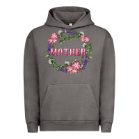Pigment Tornado mother with floral wreath Urban Hoodie - RanaPortraitStore