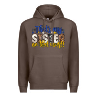 Coffee that s my sister on that court Premium Hoodie - Zillion Design Studio