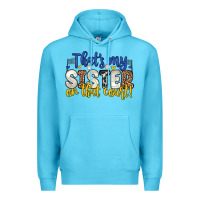 Ocean Blue that s my sister on that court Premium Hoodie - Zillion Design Studio
