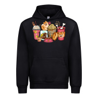 Black pomeranian coffee cups Urban Hoodie - Zillion Design Studio