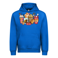 Pomeranian Coffee Cups Urban Hoodie | Teevron