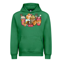 Emerald pomeranian coffee cups Urban Hoodie - Zillion Design Studio