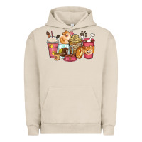 Pigment French Oak pomeranian coffee cups Urban Hoodie - Zillion Design Studio
