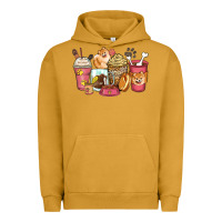 Pigment Peanut Butter pomeranian coffee cups Urban Hoodie - Zillion Design Studio