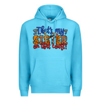Ocean Blue that s my sister on that court Premium Hoodie - Zillion Design Studio