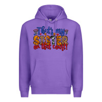 Purple that s my sister on that court Premium Hoodie - Zillion Design Studio