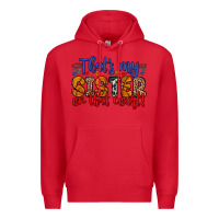 Red that s my sister on that court Premium Hoodie - Zillion Design Studio