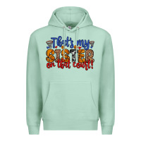 Seafoam that s my sister on that court Premium Hoodie - Zillion Design Studio