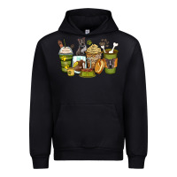 Foreset Green pitbull coffee cups Urban Hoodie - Zillion Design Studio