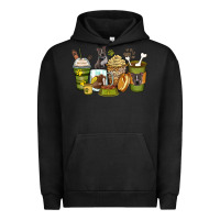 Pigment Black pitbull coffee cups Urban Hoodie - Zillion Design Studio