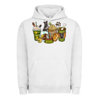 Pigment Lunar Rock pitbull coffee cups Urban Hoodie - Zillion Design Studio